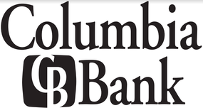 A Columbia Bank logo is pictured on the sponsorship page as a past sponsor. 